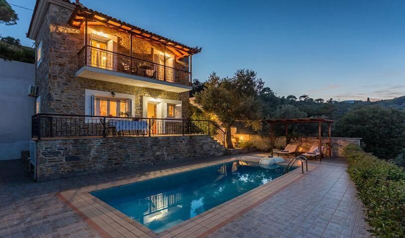 Villa Alegria Bandar Skopelos Luaran gambar